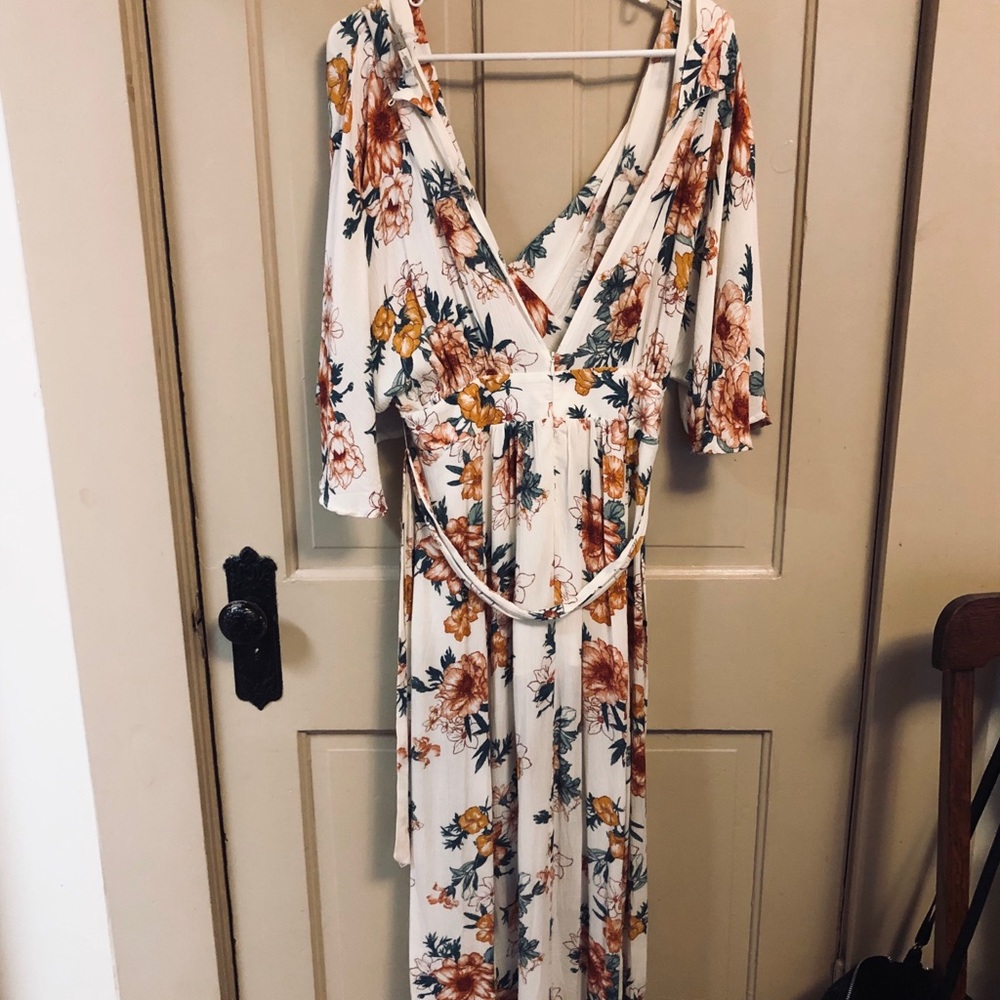 Long Forever 21 Flower Dress